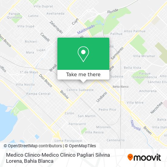 Medico Clinico-Medico Clinico Pagliari Silvina Lorena map
