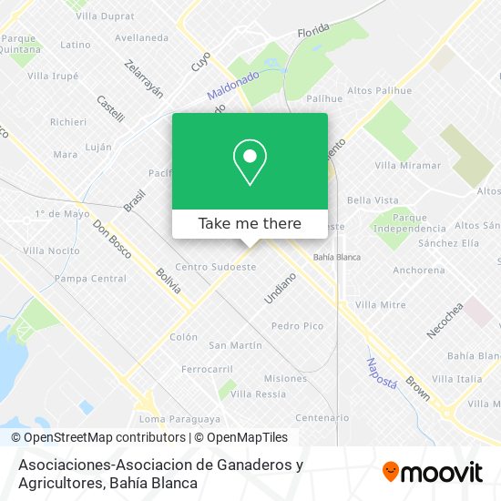 Asociaciones-Asociacion de Ganaderos y Agricultores map