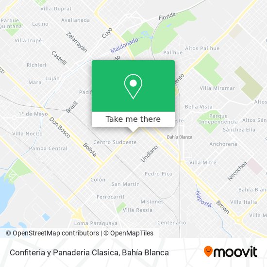 Confiteria y Panaderia Clasica map