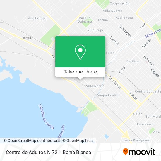 Centro de Adultos N 721 map