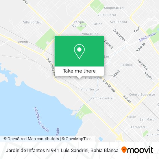 Mapa de Jardin de Infantes N 941 Luis Sandrini