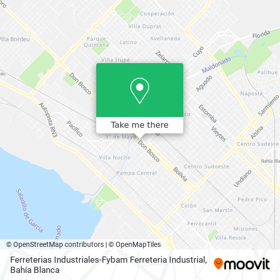 Ferreterias Industriales-Fybam Ferreteria Industrial map