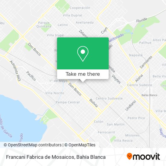 Francani Fabrica de Mosaicos map
