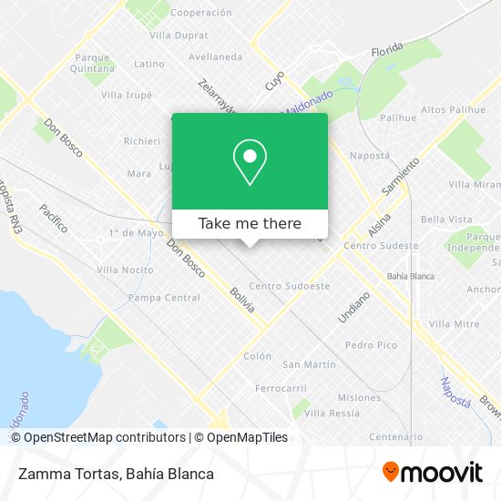 Mapa de Zamma Tortas