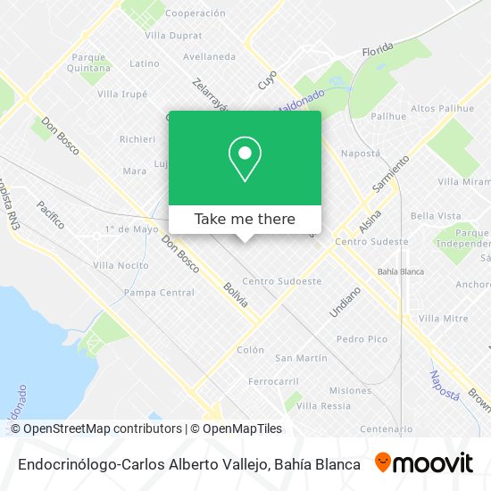 Endocrinólogo-Carlos Alberto Vallejo map