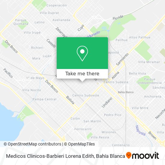 Medicos Clinicos-Barbieri Lorena Edith map