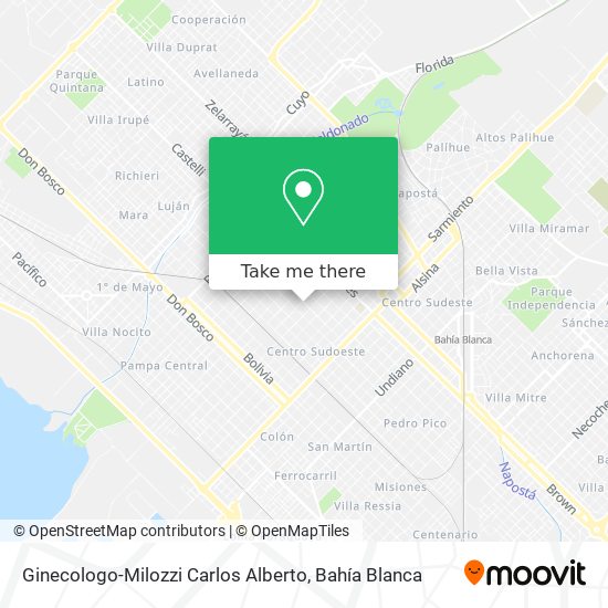 Mapa de Ginecologo-Milozzi Carlos Alberto
