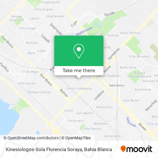 Kinesiologos-Sola Florencia Soraya map