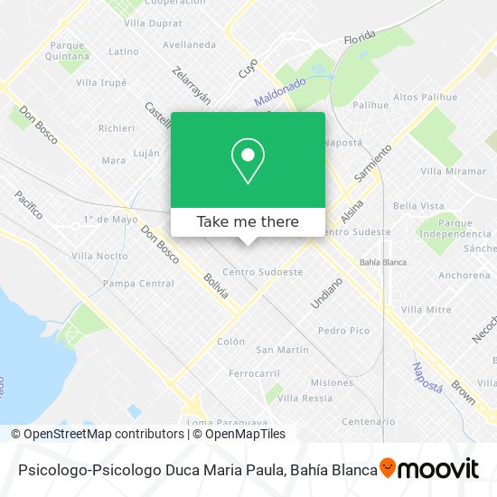 Mapa de Psicologo-Psicologo Duca Maria Paula