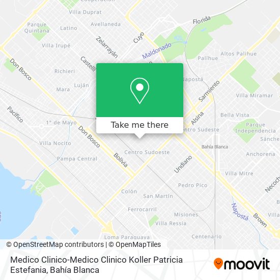 Mapa de Medico Clinico-Medico Clinico Koller Patricia Estefania