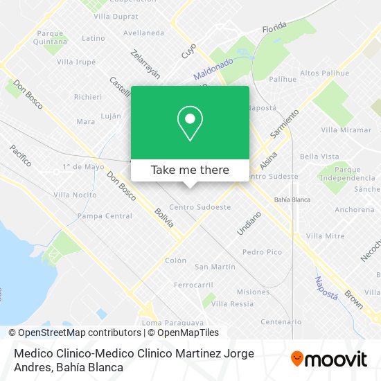 Medico Clinico-Medico Clinico Martinez Jorge Andres map