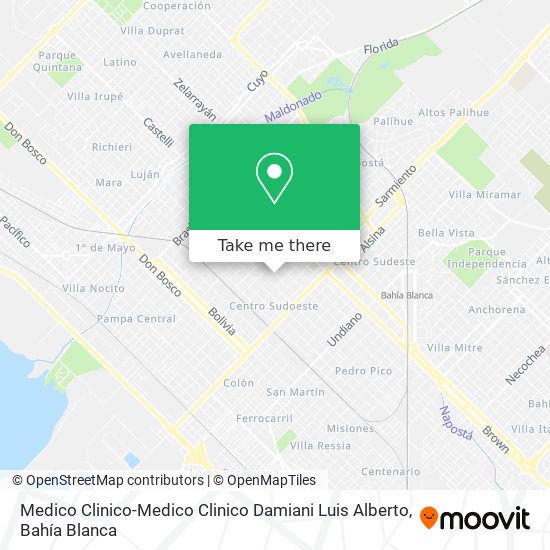 Medico Clinico-Medico Clinico Damiani Luis Alberto map