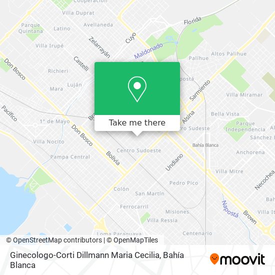 Mapa de Ginecologo-Corti Dillmann Maria Cecilia