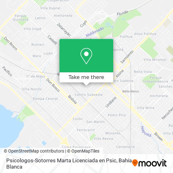 Psicologos-Sotorres Marta Licenciada en Psic map
