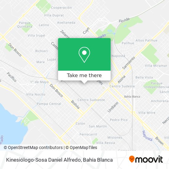 Kinesiólogo-Sosa Daniel Alfredo map