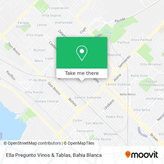 Ella Pregunto Vinos & Tablas map