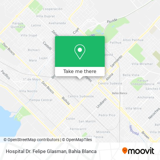 Hospital Dr. Felipe Glasman map