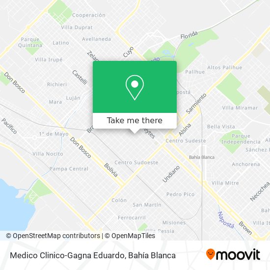 Medico Clinico-Gagna Eduardo map