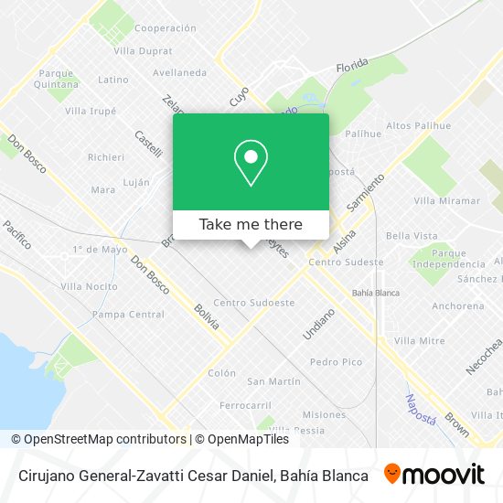 Cirujano General-Zavatti Cesar Daniel map