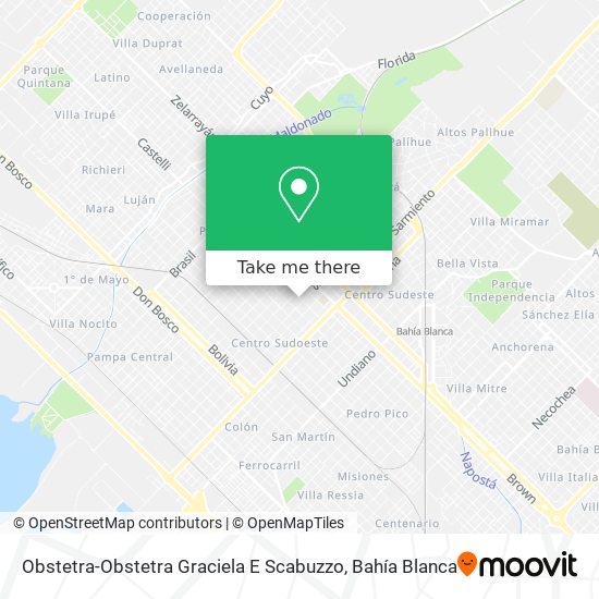 Mapa de Obstetra-Obstetra Graciela E Scabuzzo