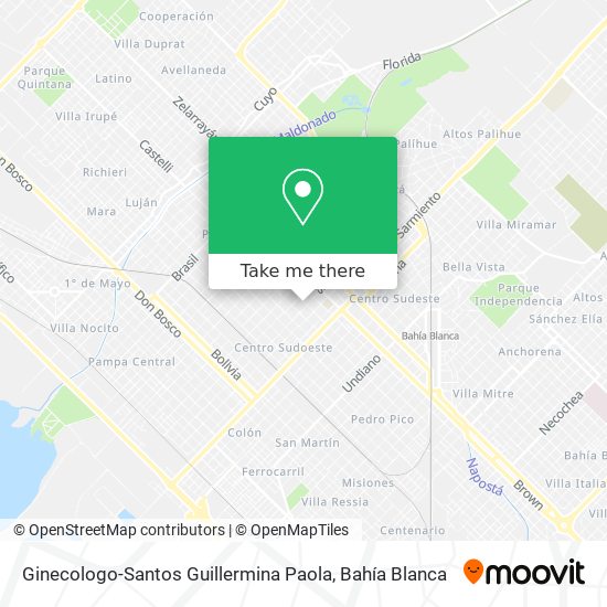 Ginecologo-Santos Guillermina Paola map