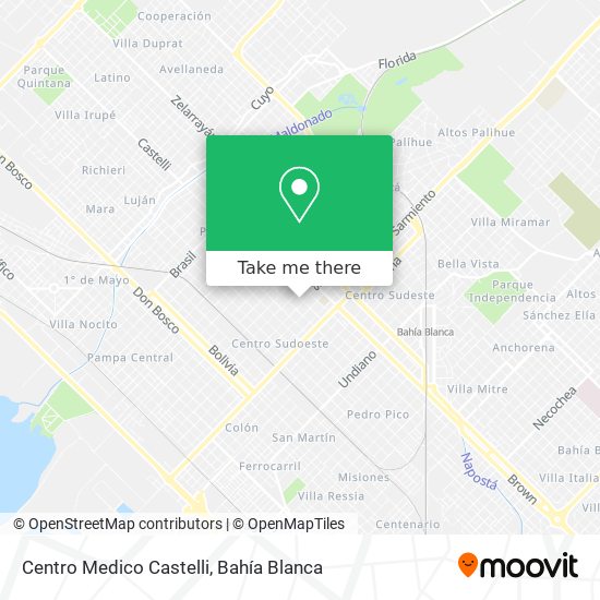 Mapa de Centro Medico Castelli