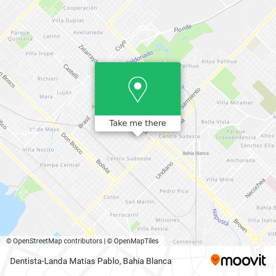 Dentista-Landa Matías Pablo map