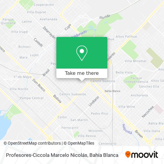 Profesores-Ciccola Marcelo Nicolás map