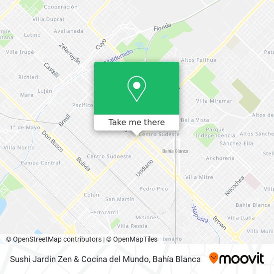 Sushi Jardin Zen & Cocina del Mundo map