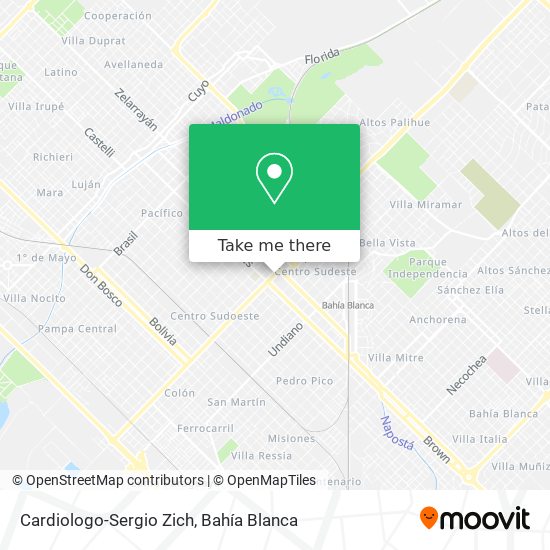 Cardiologo-Sergio Zich map