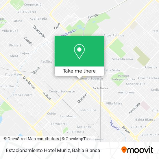 Estacionamiento Hotel Muñiz map