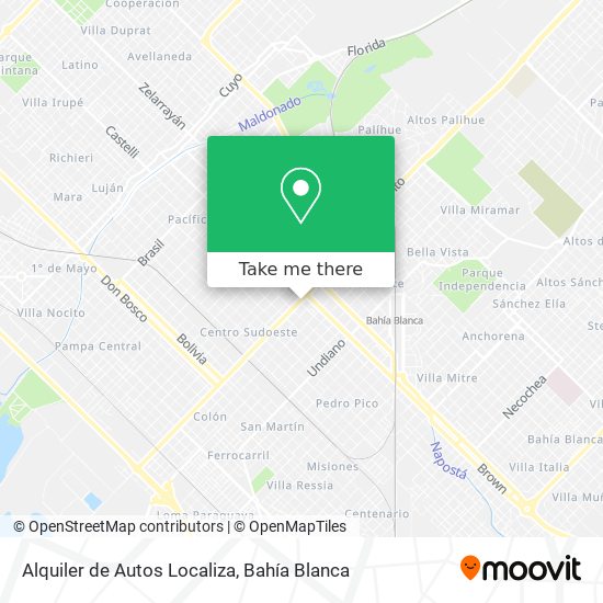 Alquiler de Autos Localiza map