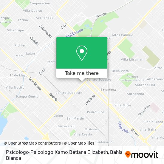 Psicologo-Psicologo Xamo Betiana Elizabeth map