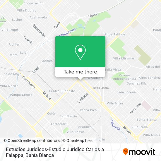 Estudios Juridicos-Estudio Juridico Carlos a Falappa map