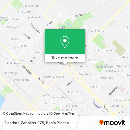 Dentista-Zeballos 275 map