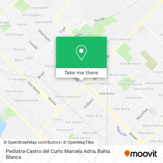 Mapa de Pediatra-Castro del Curto Marcela Adria