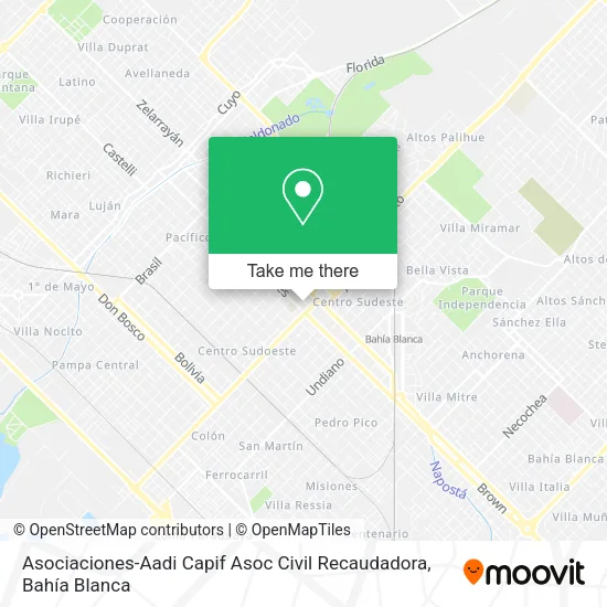 Asociaciones-Aadi Capif Asoc Civil Recaudadora map