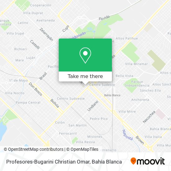 Profesores-Bugarini Christian Omar map