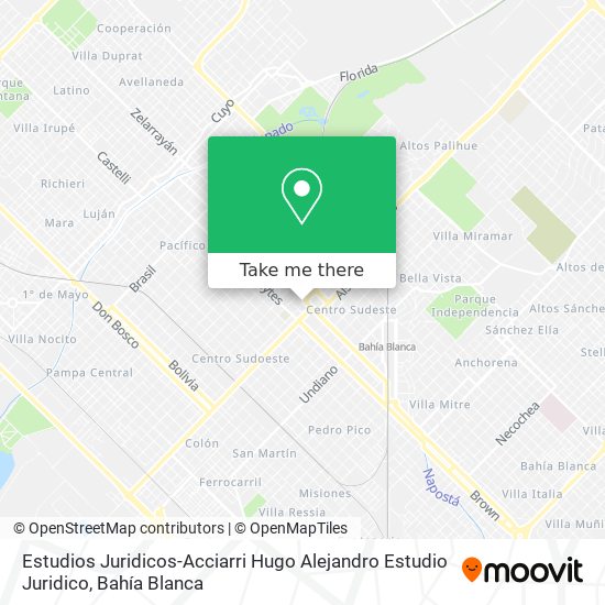 Mapa de Estudios Juridicos-Acciarri Hugo Alejandro Estudio Juridico