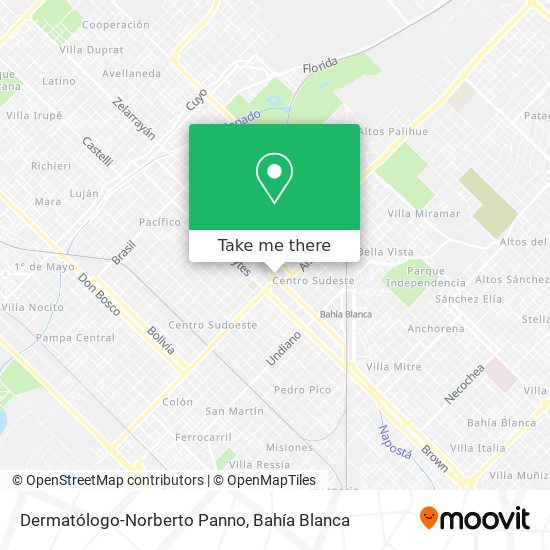 Dermatólogo-Norberto Panno map