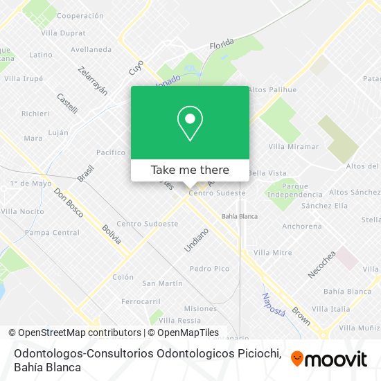 Odontologos-Consultorios Odontologicos Piciochi map