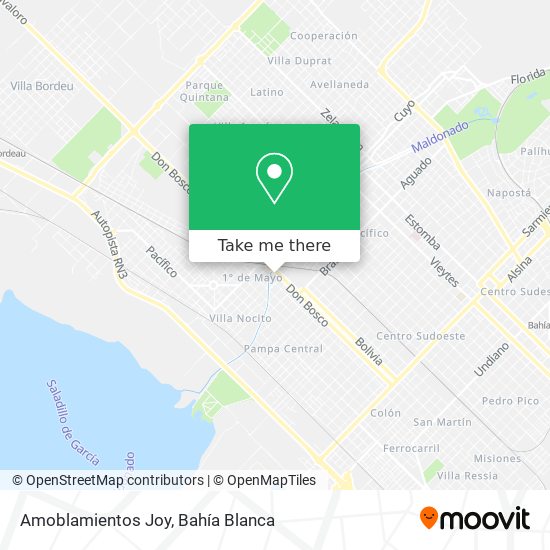 Amoblamientos Joy map