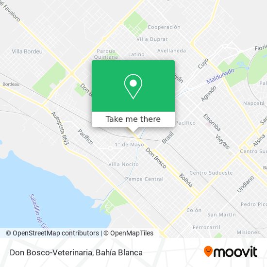 Mapa de Don Bosco-Veterinaria