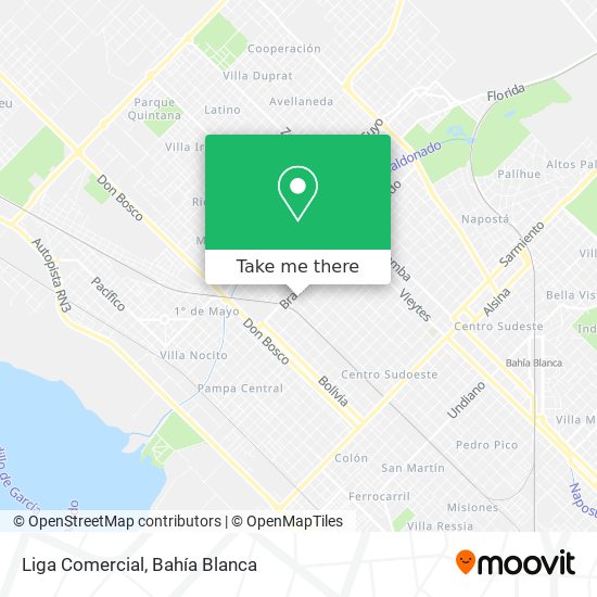 Mapa de Liga Comercial