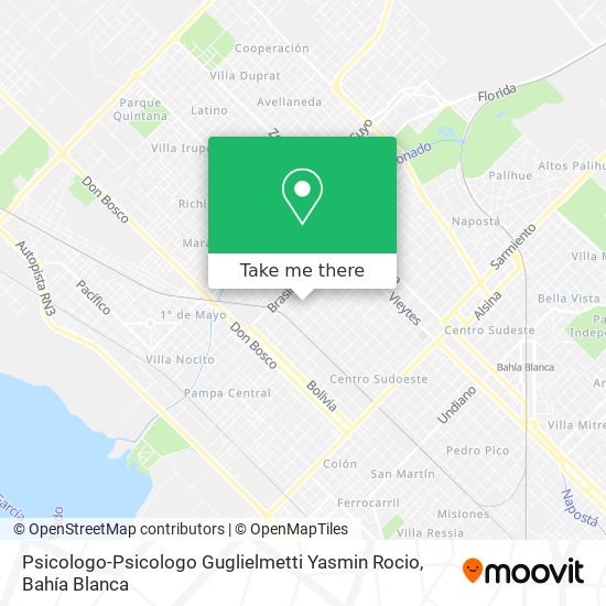 Psicologo-Psicologo Guglielmetti Yasmin Rocio map