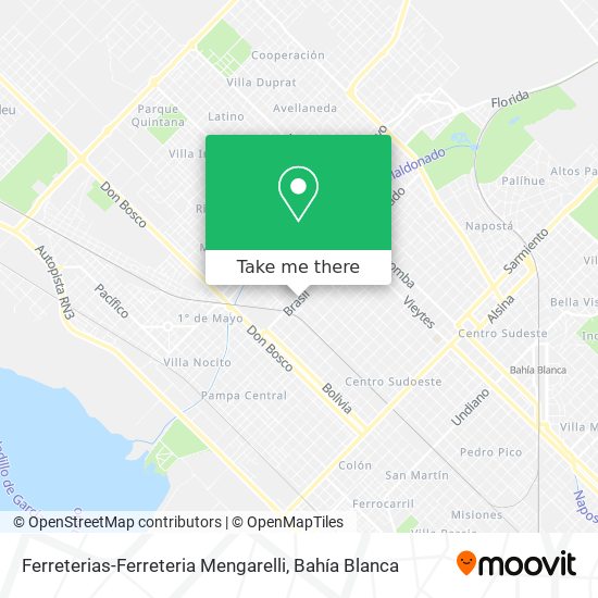 Ferreterias-Ferreteria Mengarelli map
