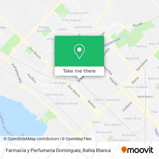 Mapa de Farmacia y Perfumeria Dominguez