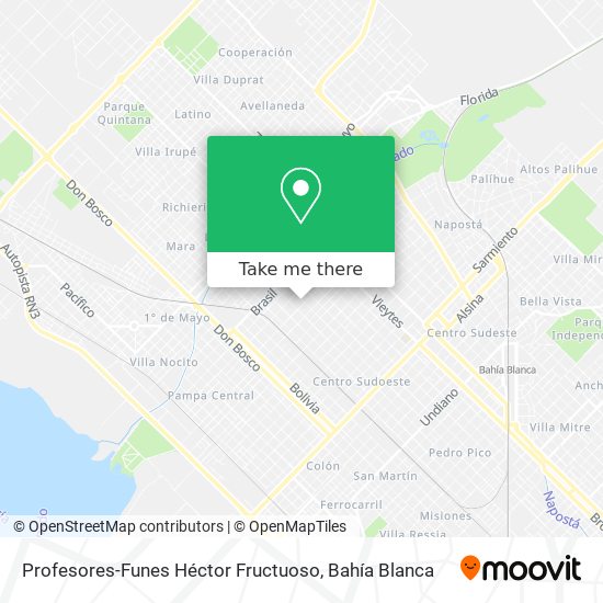 Profesores-Funes Héctor Fructuoso map