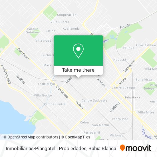 Inmobiliarias-Piangatelli Propiedades map