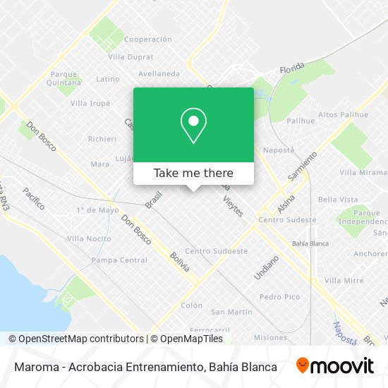 Maroma - Acrobacia Entrenamiento map